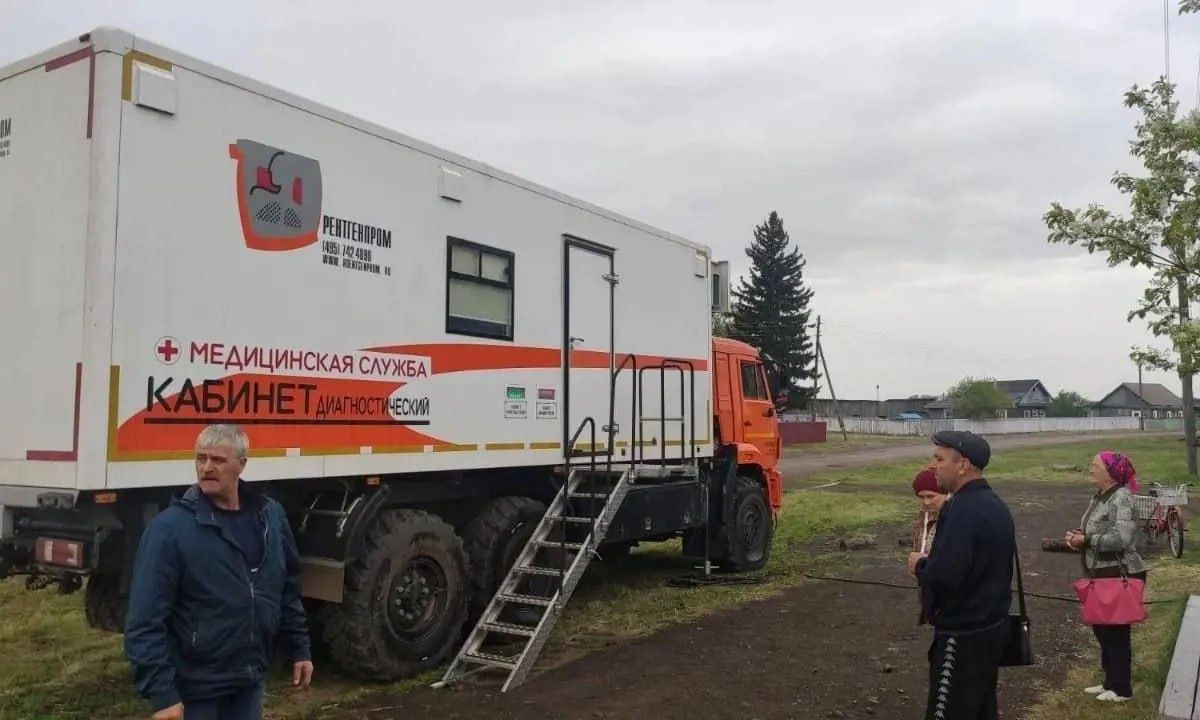 Мобильная поликлиника едет в пять поселков Братского района
